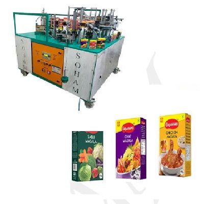 SEMI AUTO CARTOONING MACHINE WITH GLUING ATTACHMENT