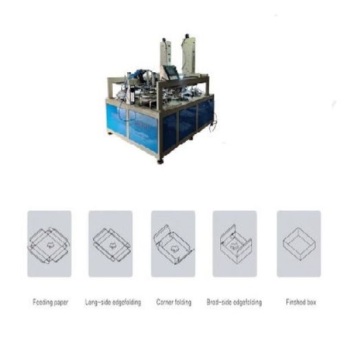 AUTOMATIC LID AND BASE BOX FOLDING MACHINE