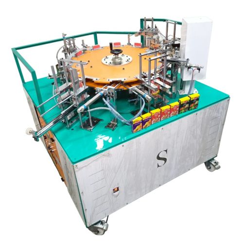 Primary req.Vertical Cartoning machine with gluing system