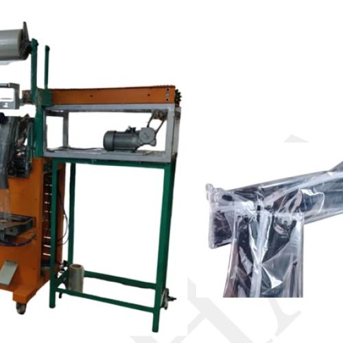 STEEL TIE COUNTING & POUCHING MACHINE.