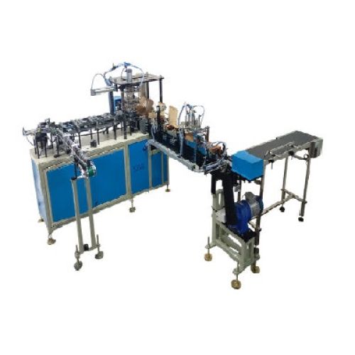 Reels Pick And Drop Machine With Box Closing System