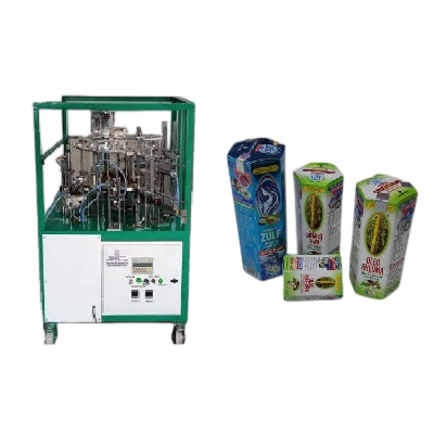 Semi Auto Oil Bottle Hexagonal Box Packing Machine (OBHBP)