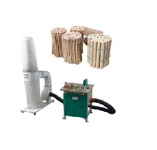 DRY DHOOP STICK CUTTING MACHINE WITH DUST COLLECTING ATTACHMENT