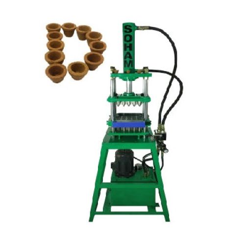 COW DUNG SAMBRANI CUP MAKING MACHINE (20 CAVITIES)